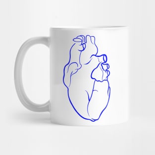 Valentine’s Day real heart for medics Mug